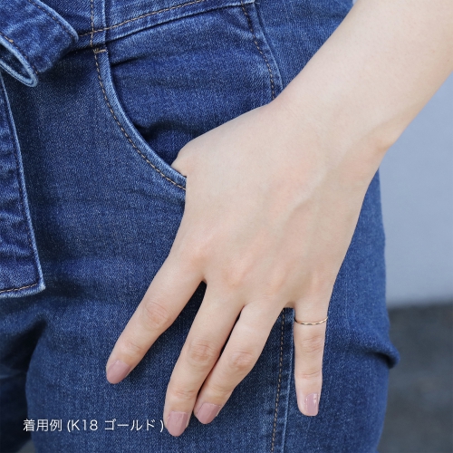 指輪・ピンキーリング hammered-PR ジュエリークラフトプチ