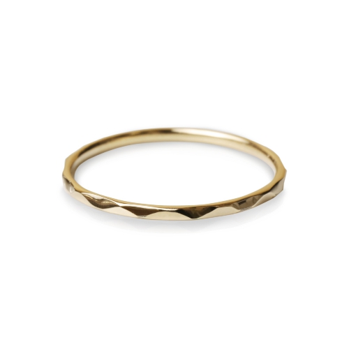 指輪・ピンキーリング hammered-PR ジュエリークラフトプチ