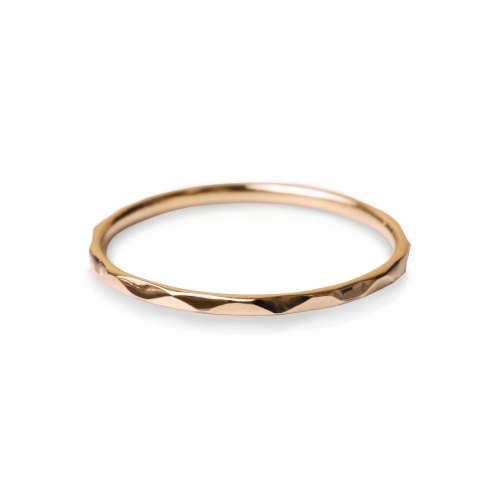 指輪・ピンキーリング hammered-PR ジュエリークラフトプチ