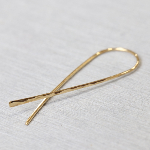 ピアス hammered leaf line pierce ジュエリークラフトプチ