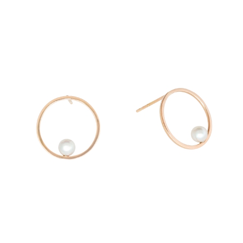 ピアス pearl circle pierce ジュエリークラフトプチ