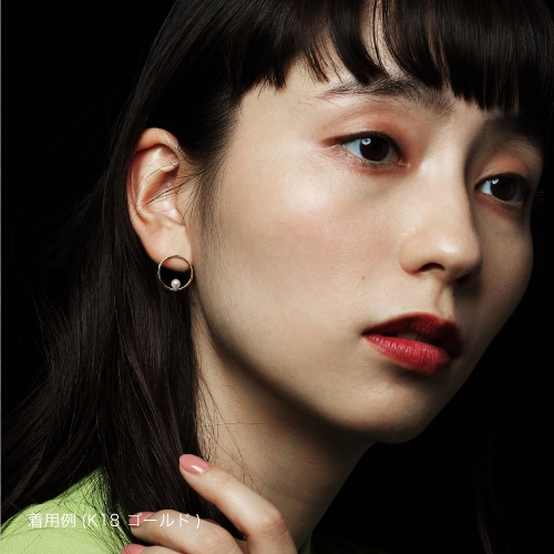 ピアス pearl circle pierce ジュエリークラフトプチ