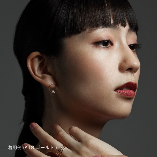 ピアス pearl circle pierce ジュエリークラフトプチ