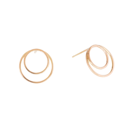 ピアス W circle pierce ジュエリークラフトプチ