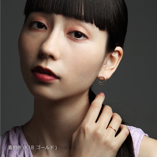 ピアス W circle pierce ジュエリークラフトプチ