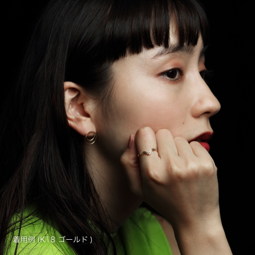 ピアス W circle pierce ジュエリークラフトプチ