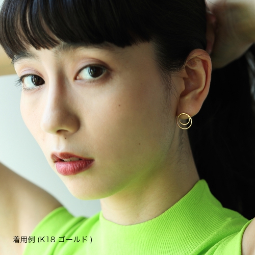 ピアス W circle pierce ジュエリークラフトプチ
