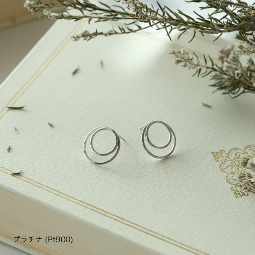 ピアス W circle pierce ジュエリークラフトプチ