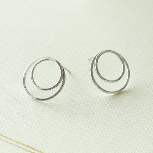ピアス W circle pierce ジュエリークラフトプチ